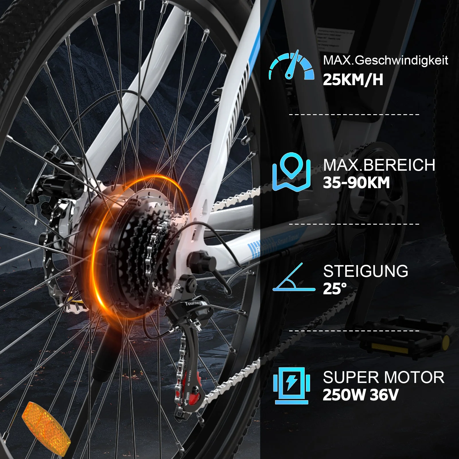 EVERCROSS EK15 Adult Electric Bike - Image 6