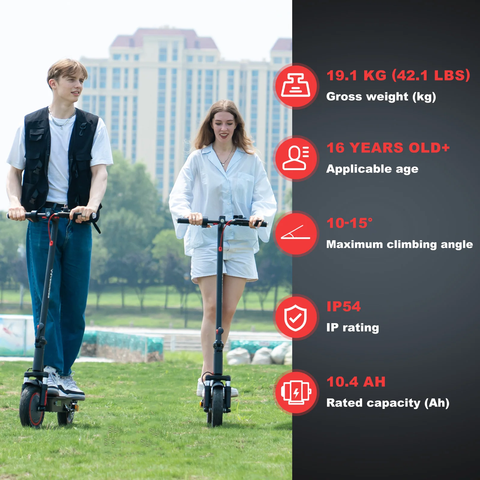 EVERCROSS EV10K PRO Electric Scooter - Image 5