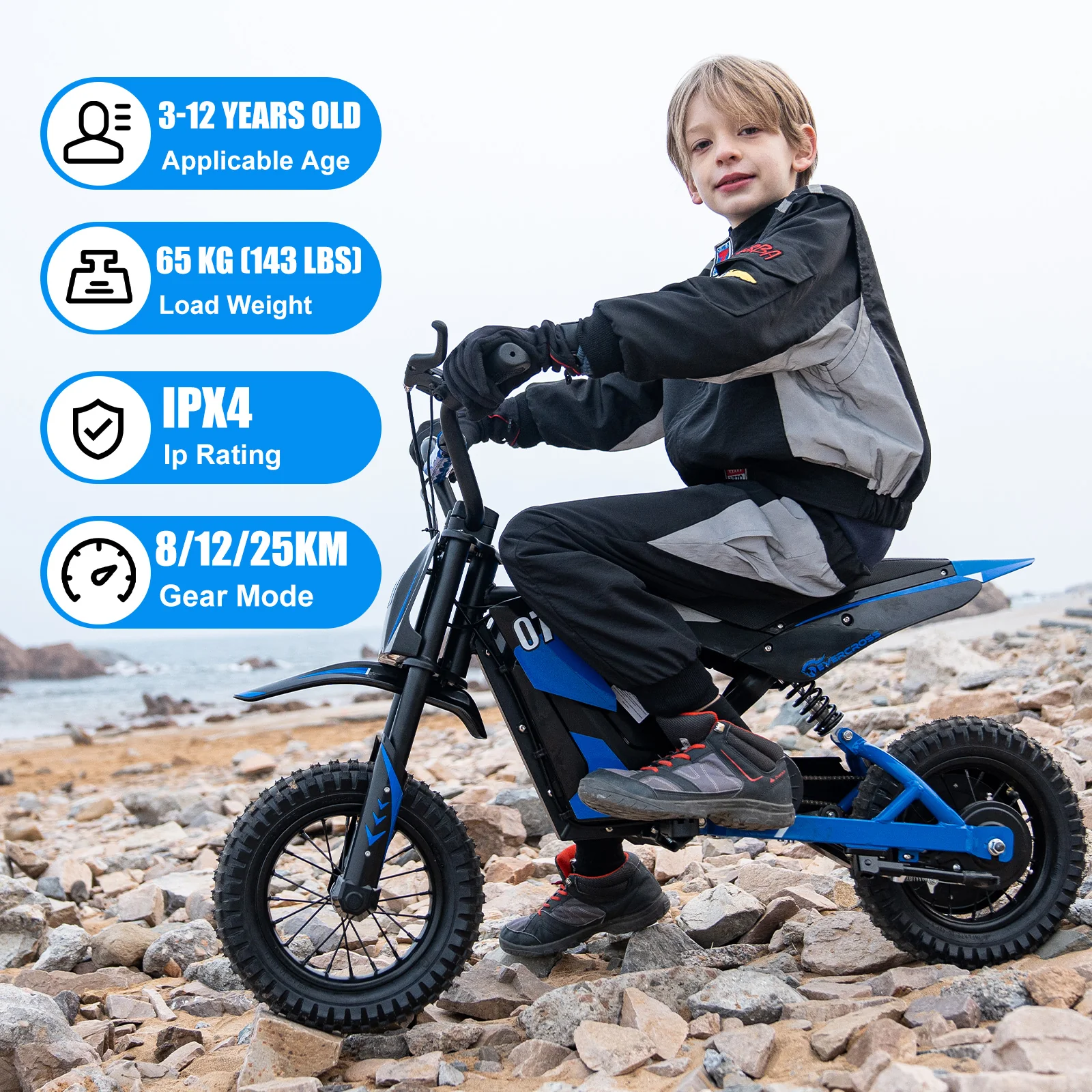 EVERCROSS EV12M Children's Electric Motorcycle - Image 3