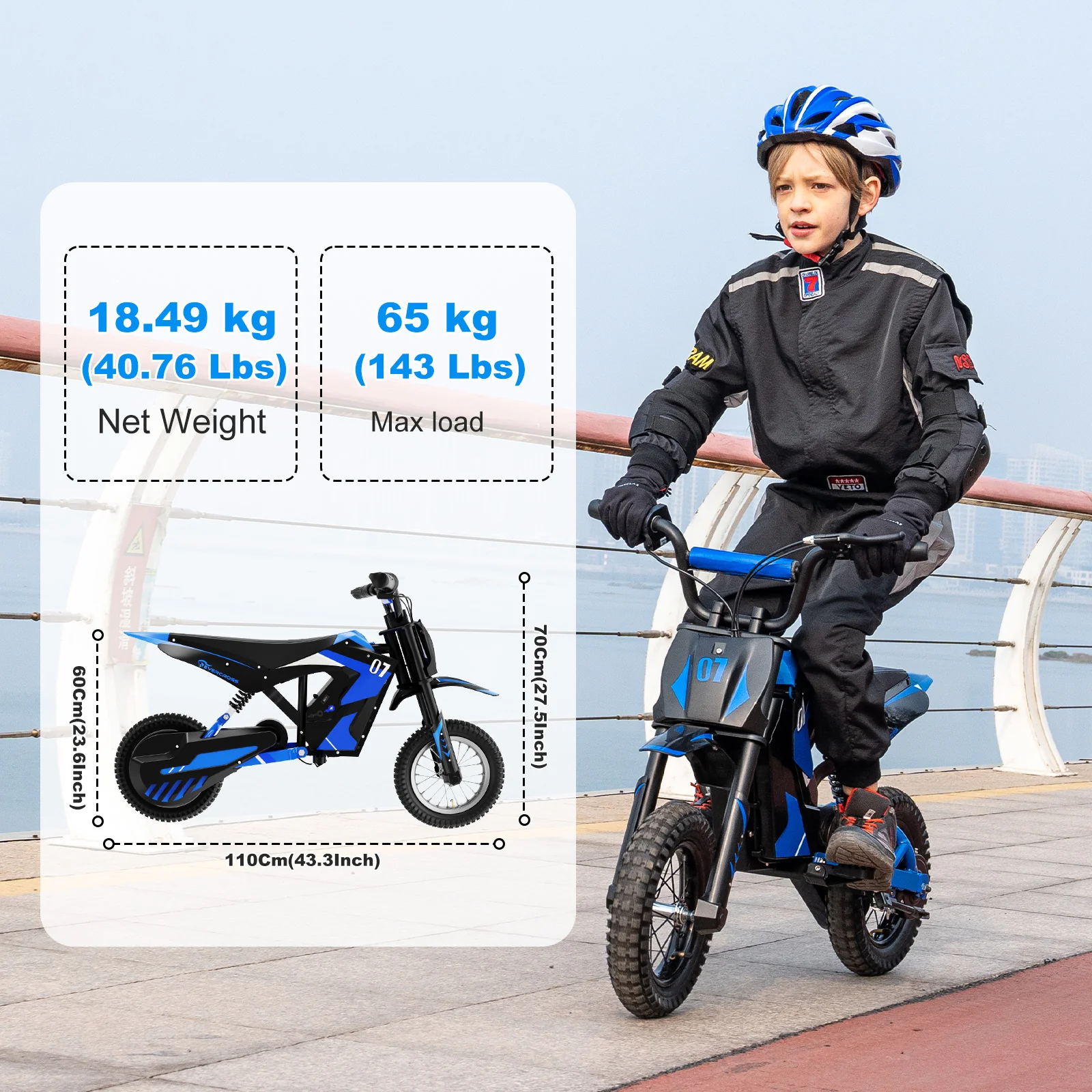 EVERCROSS EV12M Children's Electric Motorcycle - Image 5