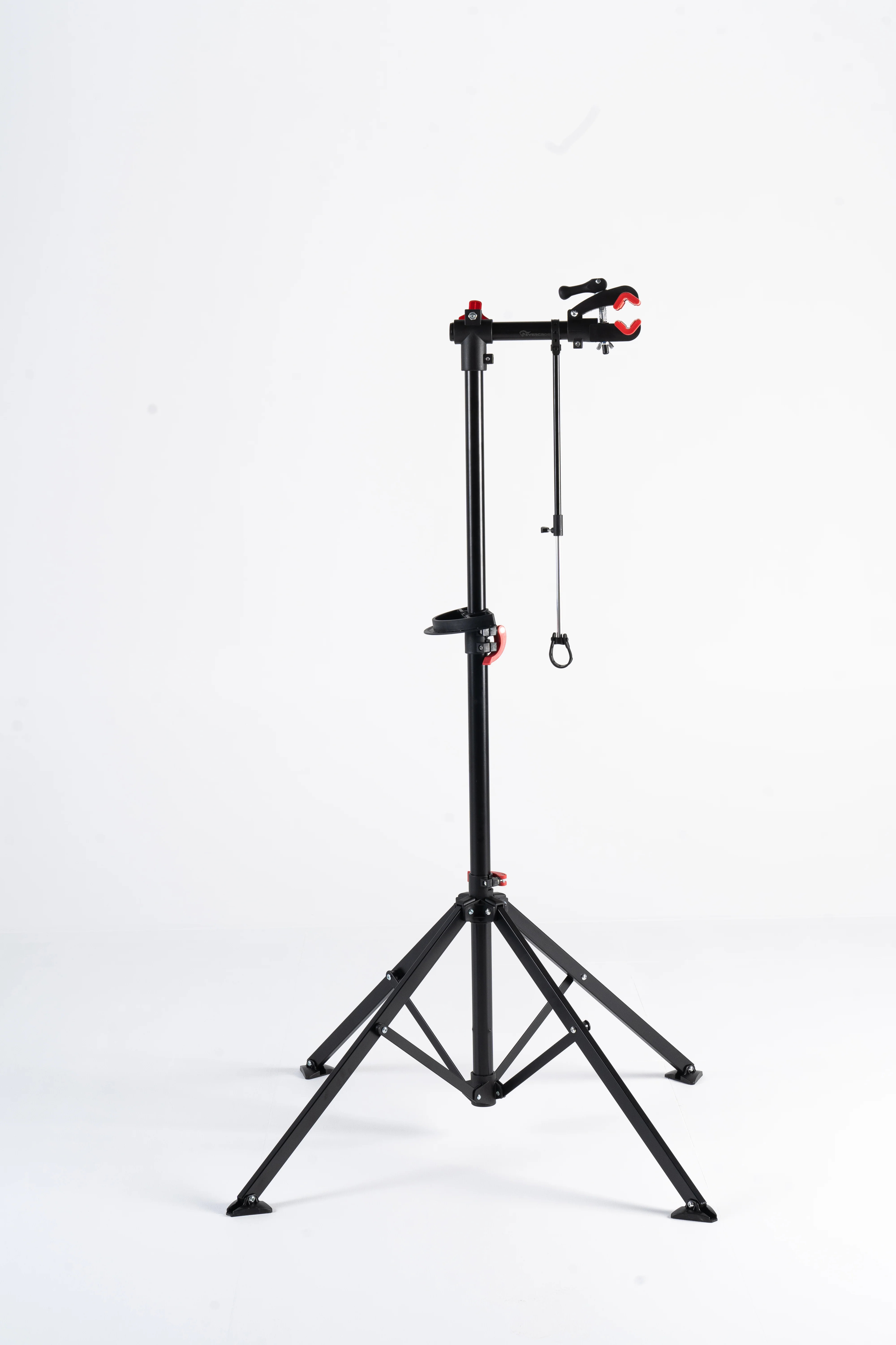 EVERCROSS Foldable Bike Repair Stand with 360° Rotating Clamp, Adjustable Height up to 1.73 m, Magnetic Tool Tray, Stable Tripod Base - Image 3